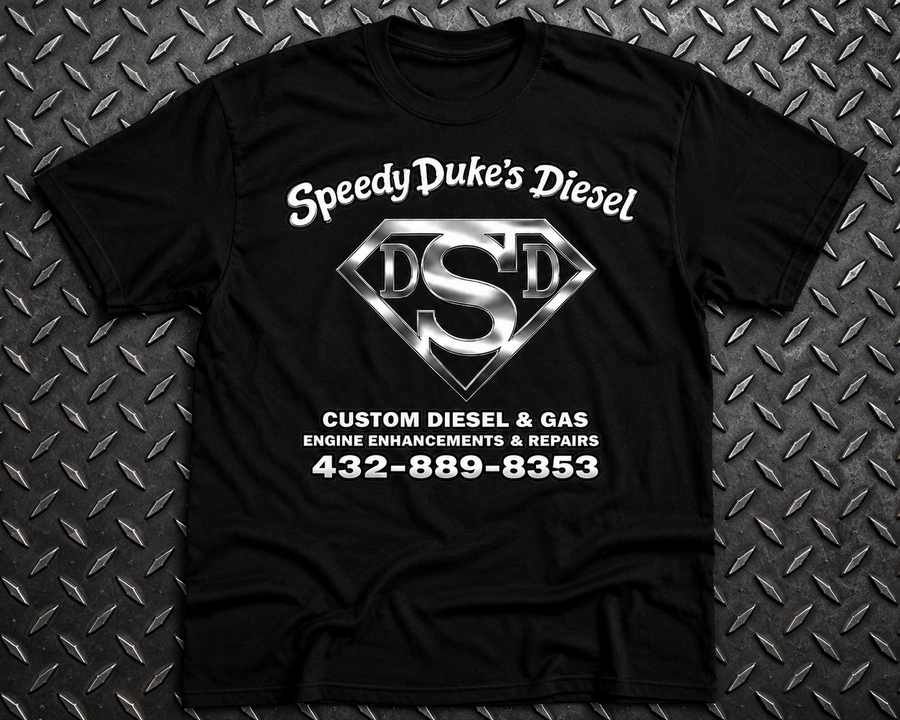 Classic Black/Chrome Speedy Duke's Tee